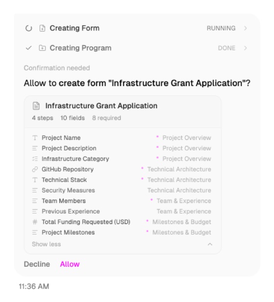 The setup checklist showing two of ten steps complete at twenty percent, with Welcome and Organization Details ticked, Branding current, and seven later steps greyed out.